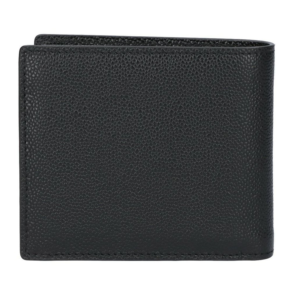 トッズ TODS メンズ 折財布 二つ折り財布 小銭入れ付き Tタイムレス XAMTSYBB300 UGA B999 BLACK レザーウォレット