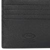 トッズ TODS メンズ 折財布 二つ折り財布 小銭入れ付き Tタイムレス XAMTSYBB300 UGA B999 BLACK レザーウォレット