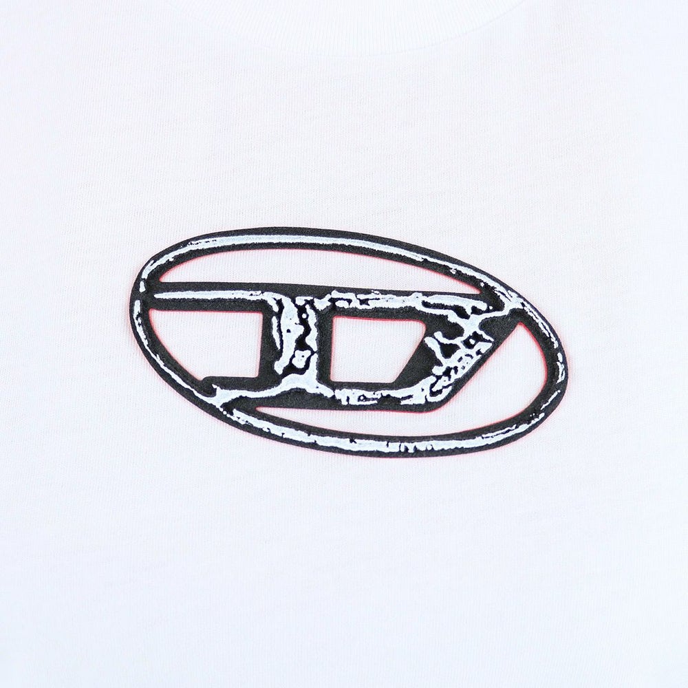 ディーゼル DIESEL キッズ レディース ボーイズ 半袖 Tシャツ TREDEN J02471