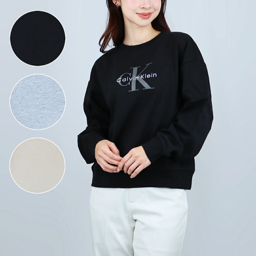 カルバンクライン CALVIN KLEIN レディース トレーナー ロゴスウェット