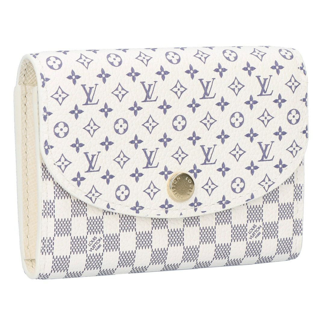 ルイヴィトン LOUIS VUITTON 折財布 二つ折り財布 ダミエ・アズール