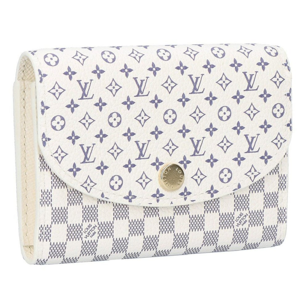 ルイヴィトン LOUIS VUITTON 折財布 二つ折り財布 ダミエ・アズール M25745 ポルトモネ･ロザリ