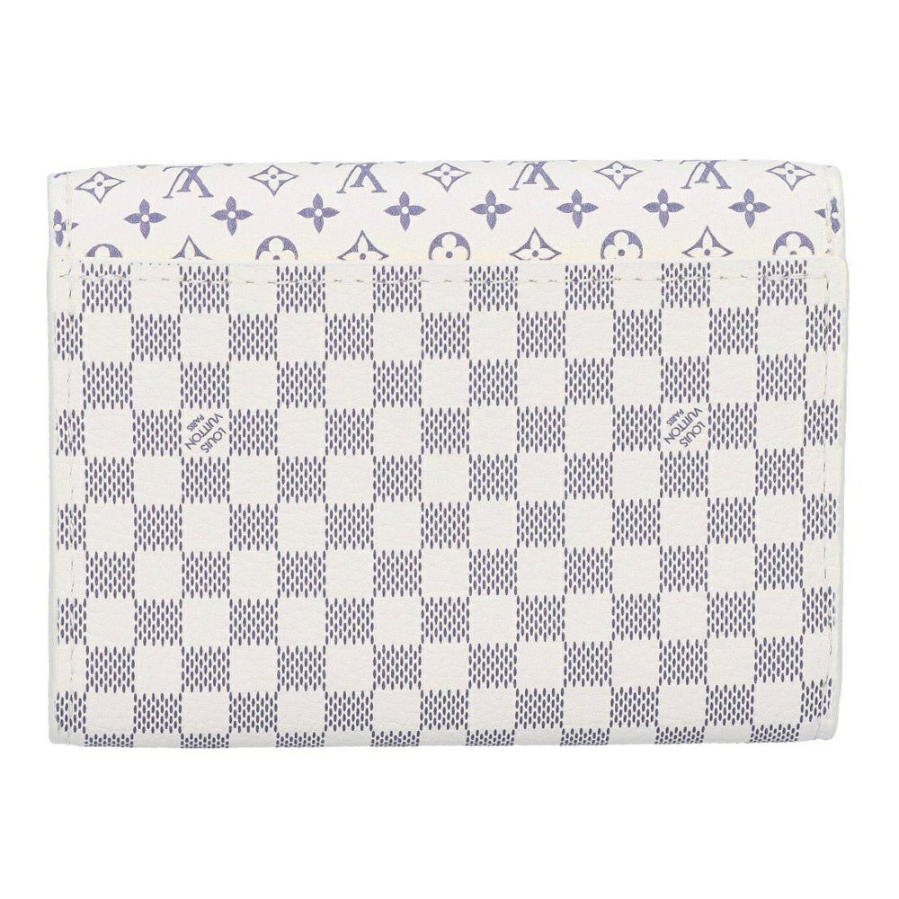 ルイヴィトン LOUIS VUITTON 折財布 二つ折り財布 ダミエ・アズール M25745 ポルトモネ･ロザリ