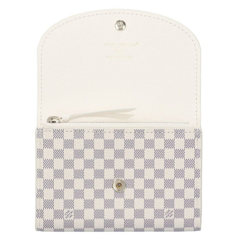 ルイヴィトン LOUIS VUITTON 折財布 二つ折り財布 ダミエ・アズール M25745 ポルトモネ･ロザリ