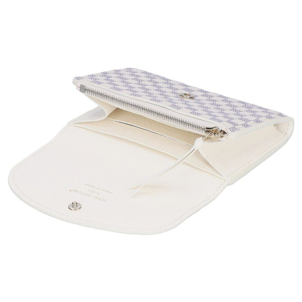 ルイヴィトン LOUIS VUITTON 折財布 二つ折り財布 ダミエ・アズール M25745 ポルトモネ･ロザリ