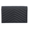 サンローランパリ SAINT LAURENT PARIS 長財布 チェーンウォレット ショルダーバッグ カサンドラ エンベロープ 742920 B0W01 1000 BLACK