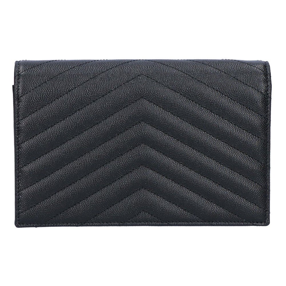 サンローランパリ SAINT LAURENT PARIS 長財布 チェーンウォレット ショルダーバッグ カサンドラ エンベロープ 742920 B0W01 1000 BLACK