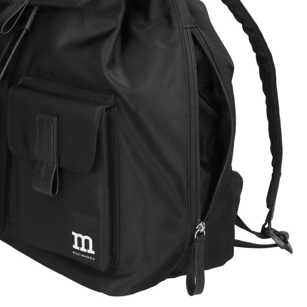 マリメッコ MARIMEKKO リュックサック バックパック BACKPACK L SOLID 91198 009 BLACK