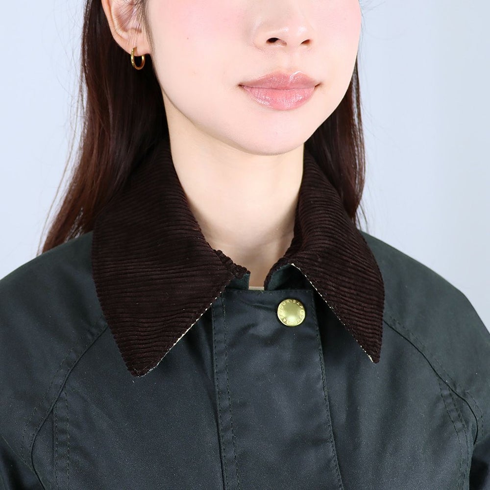 バブアー BARBOUR レディース オイル ワックス コーティング ジャケット ブルゾン BARBOUR MODERN BEADNELL WAX JACKET LWX1402 SG51 SAGE/AMCIENT