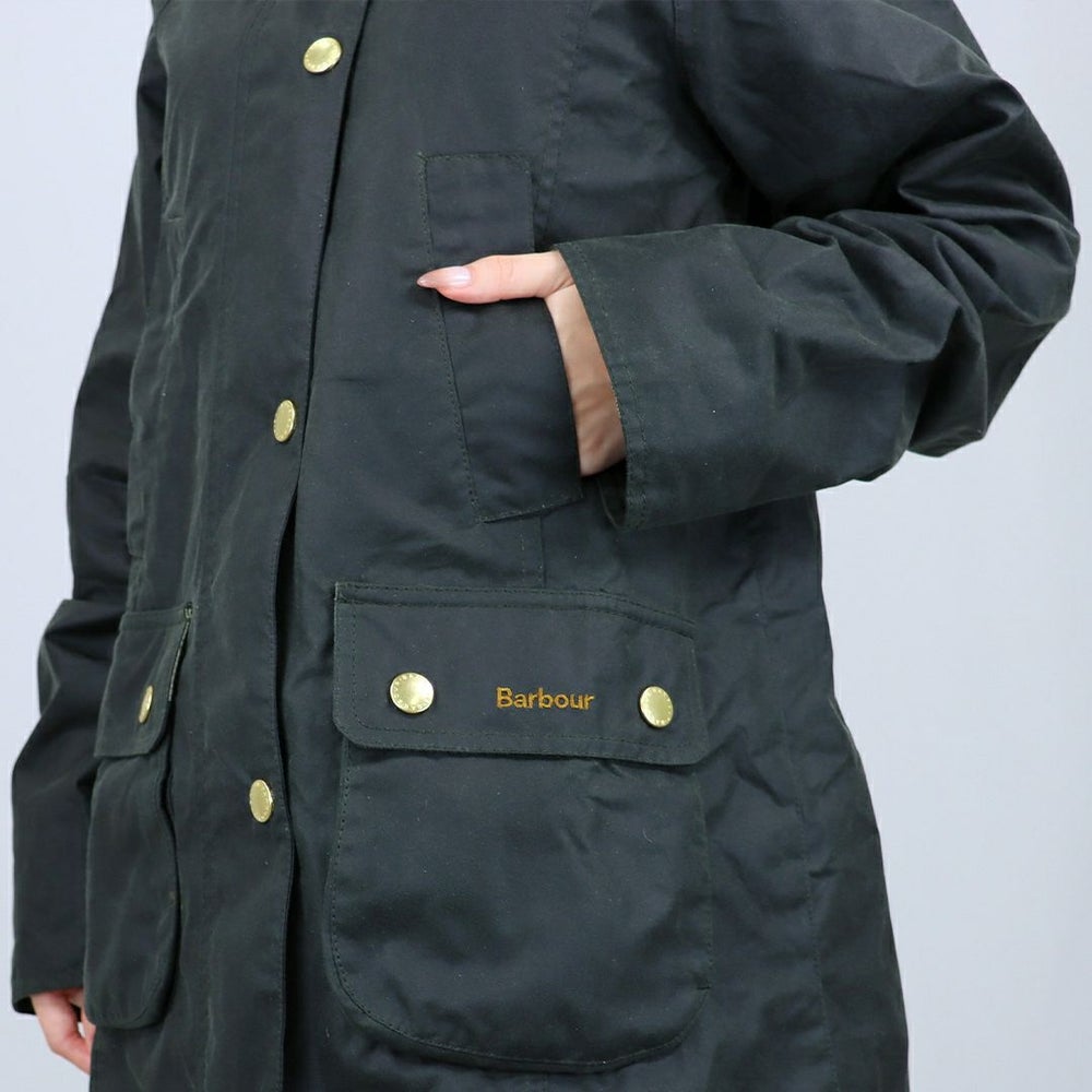バブアー BARBOUR レディース オイル ワックス コーティング ジャケット ブルゾン BARBOUR MODERN BEADNELL WAX JACKET LWX1402 SG51 SAGE/AMCIENT