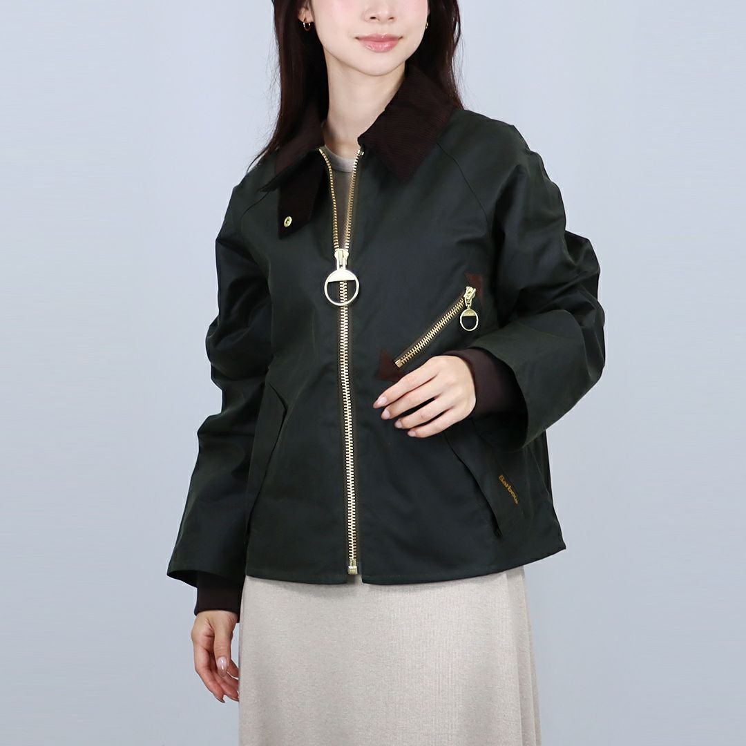 ワ*ミ様 バブアーレディース　ジャケット Barbour（バブアー） ブルゾン アウター Myra ワックス ジャケット