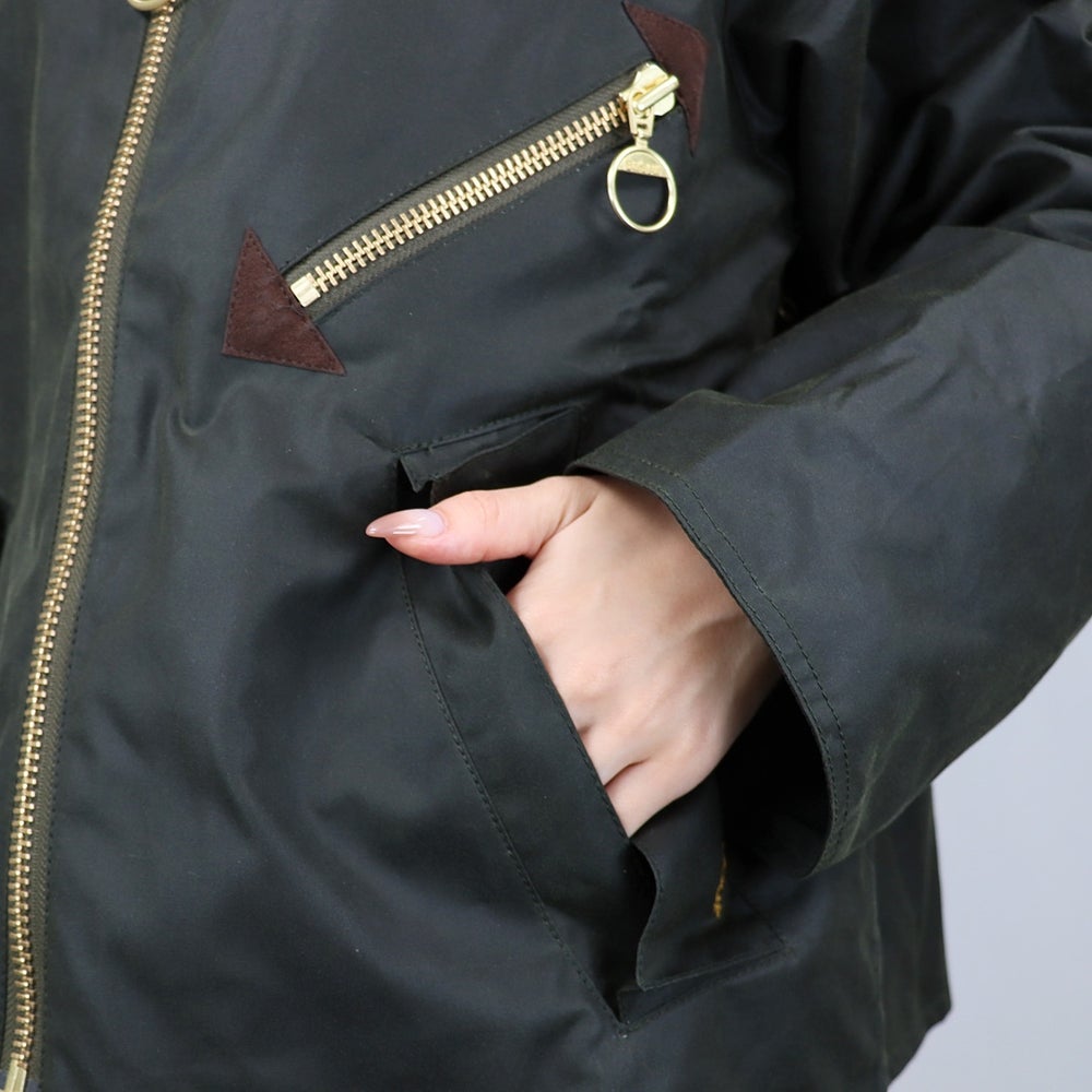 バブアー BARBOUR レディース オイル ワックス コーティング ジャケット ブルゾン BARBOUR ARLENE WAX JACKET LWX1482 OL52 FEM/ANCIENT TARTAN