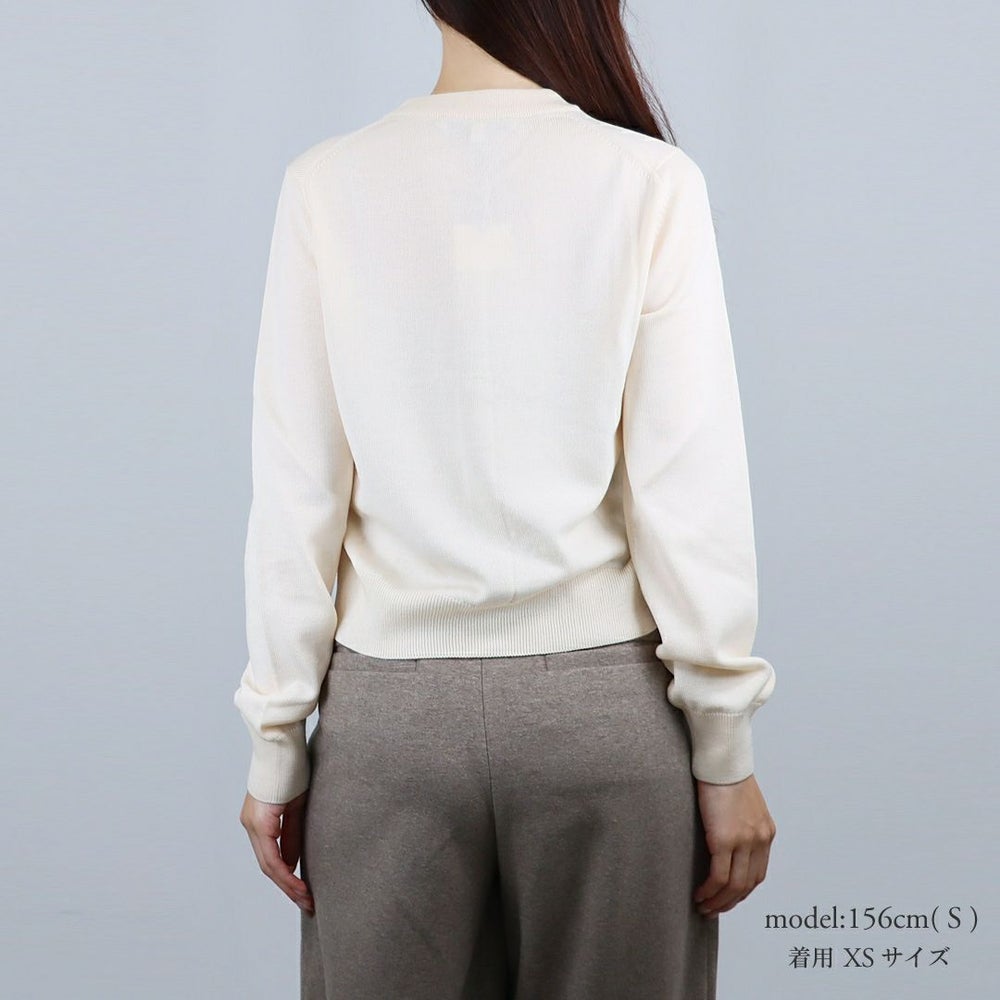 メゾンキツネ MAISON KITSUNE レディース ニット カーディガン BABY FOX PATCH ベイビーフォックス パッチ PW00502KT1181 メリノ ウール