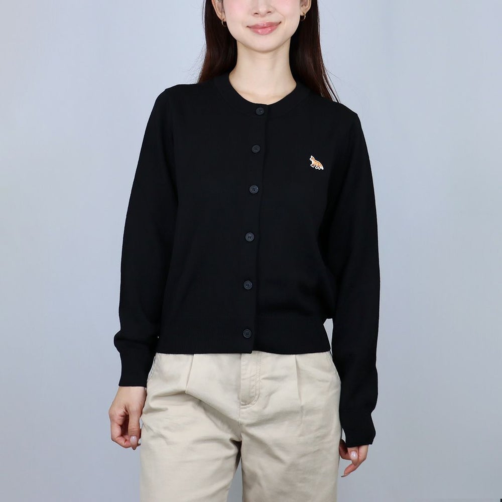メゾンキツネ MAISON KITSUNE レディース ニット カーディガン BABY FOX PATCH ベイビーフォックス パッチ PW00502KT1181 メリノ ウール