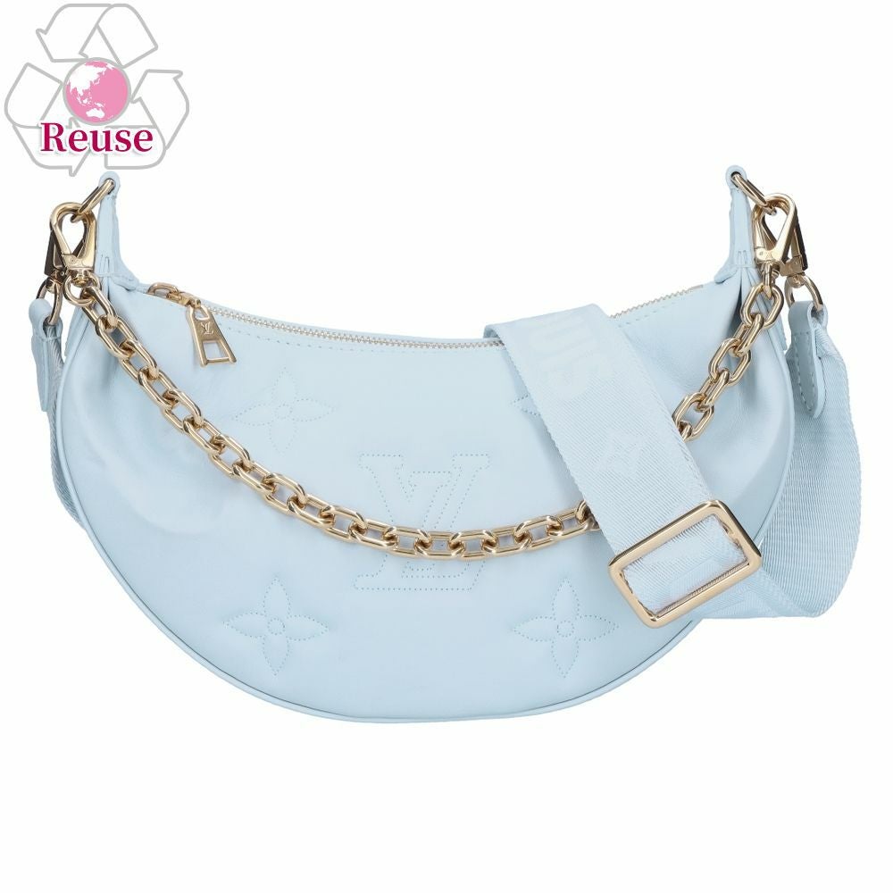 【リユース品】 ルイヴィトン LOUIS VUITTON バッグ 2WAYバッグ オーバーザムーン M59825 ブルー グラシエ（ライトブルー） 【お取り寄せ】