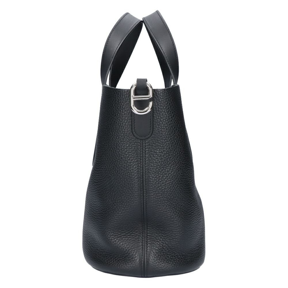 【リユース品】 エルメス HERMES バッグ トートバッグ インザループ23 ブラック/シルバー金具 【お取り寄せ】