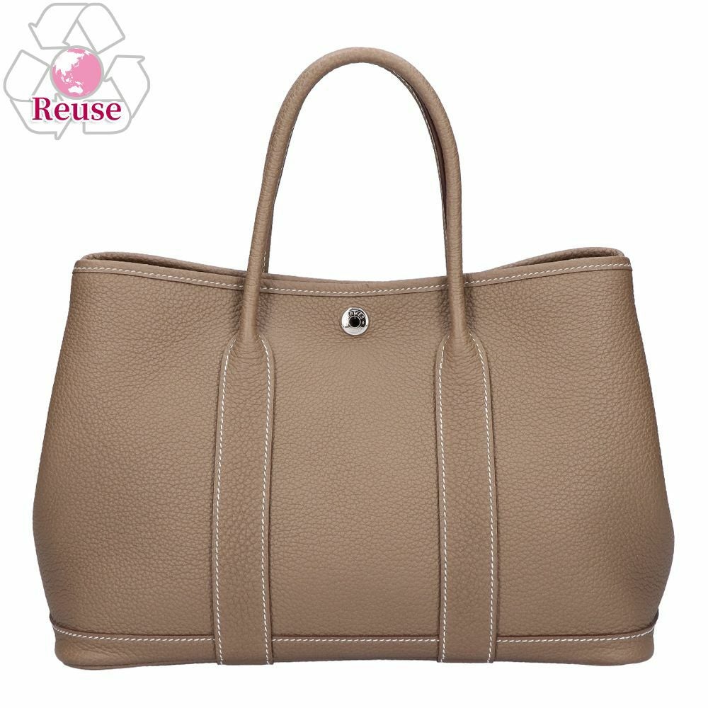 【リユース品】 エルメス HERMES バッグ トートバッグ ガーデンパーティTPM エトゥープ/シルバー金具 【お取り寄せ】