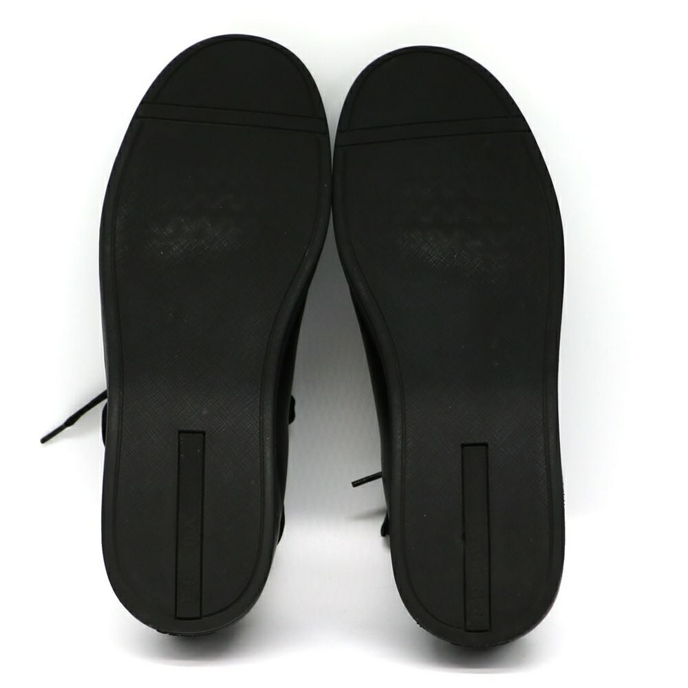 【リユース品】 プラダ PRADA 靴 スニーカー レザー スニーカー ブラック 【お取り寄せ】