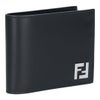 フェンディ FENDI メンズ 折財布 ニつ折り財布 小銭入れ付き 7M0373 AFF2 F0GXN BLACK+PALLADIUM