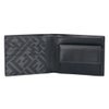 フェンディ FENDI メンズ 折財布 ニつ折り財布 小銭入れ付き 7M0373 AFF2 F0GXN BLACK+PALLADIUM