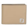 フェンディ FENDI メンズ 折財布 ニつ折り財布 小銭入れ付き 7M0373 AV86 F19VE SAND+PALLADIUM
