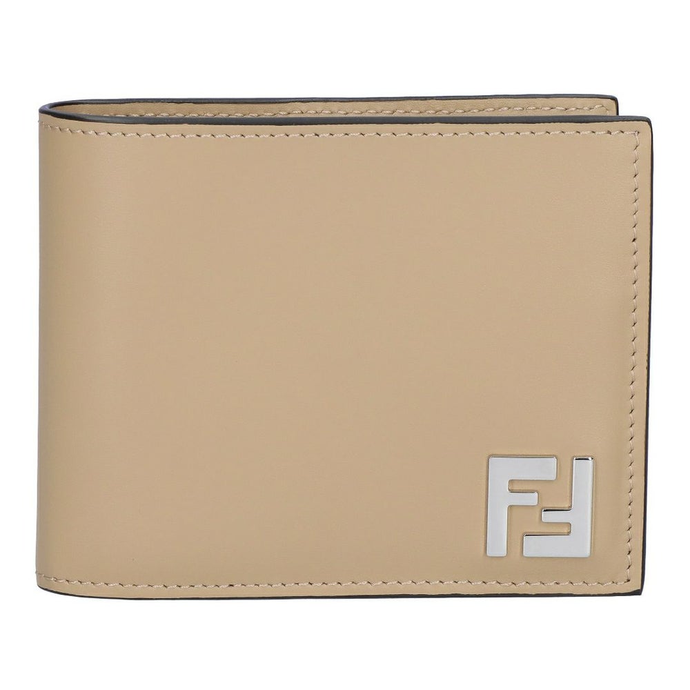 フェンディ FENDI メンズ 折財布 ニつ折り財布 小銭入れ付き 7M0373 AV86 F19VE SAND+PALLADIUM