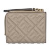 フェンディ FENDI 折財布 ニつ折り財布 ZUCCA EMBOSSED ズッカエンボス 8M0519 AAJD F0E65 DOVE SOFT GOLD