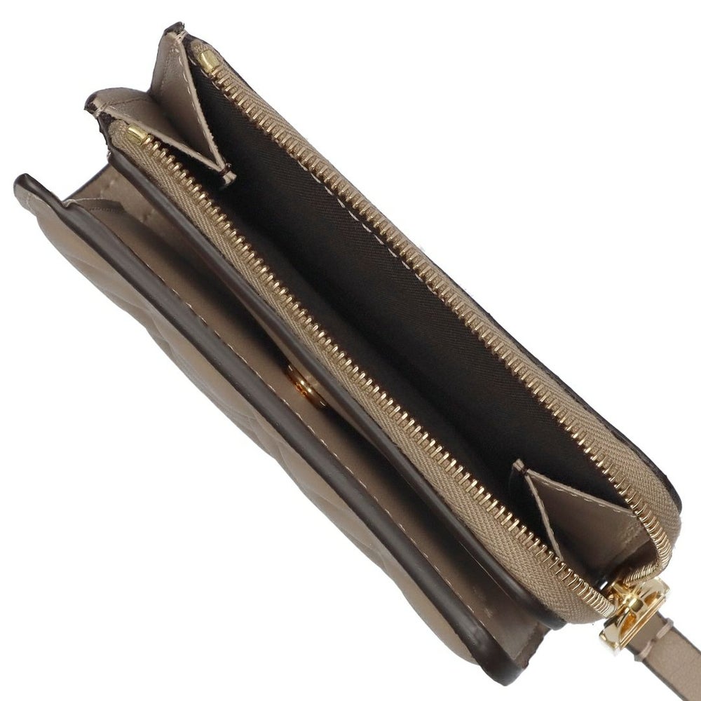 フェンディ FENDI 折財布 ニつ折り財布 ZUCCA EMBOSSED ズッカエンボス 8M0519 AAJD F0E65 DOVE SOFT GOLD