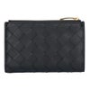 ボッテガヴェネタ BOTTEGA VENETA 折財布 二つ折り財布 イントレチャート 749940 XCPP2 8425 BLACK-GOLD