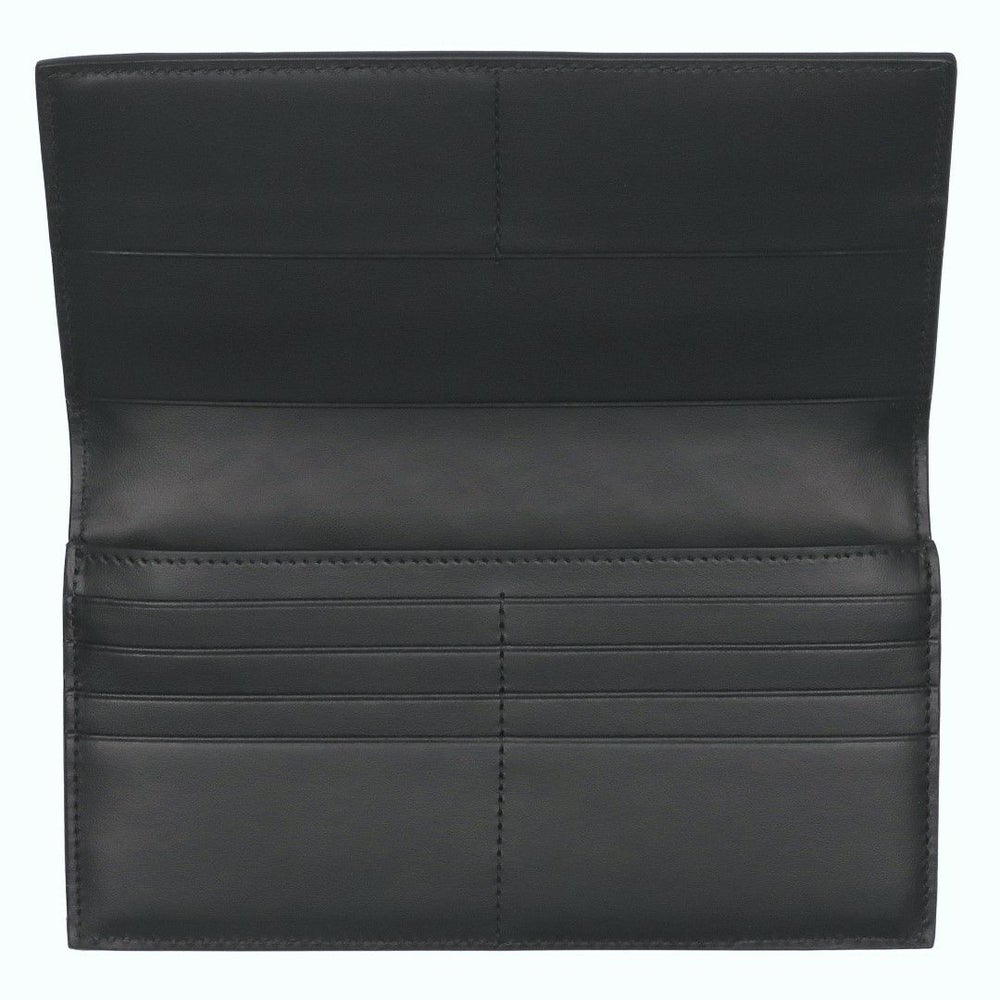 ボッテガヴェネタ BOTTEGA VENETA メンズ 長財布 イントレチャート 814673 VCPQ4 8803 BLACK-SILVER