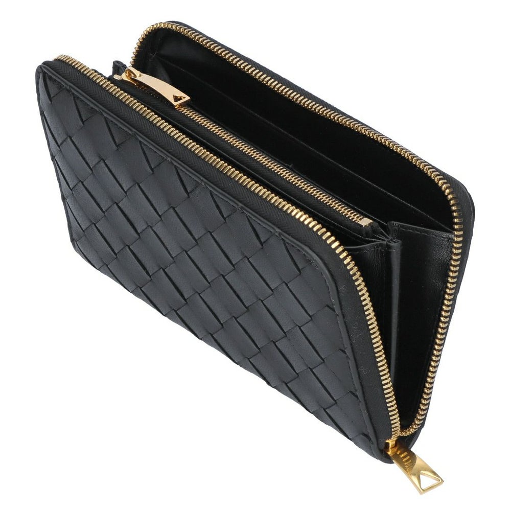 ボッテガヴェネタ BOTTEGA VENETA 長財布 814674 VCPP2 8425 BLACK-GOLD