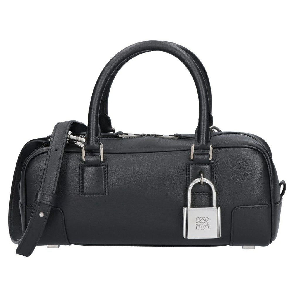 ロエベ LOEWE 2WAYバッグ AMAZONA23 アマソナ23 A039N23X07 1100 BLACK シャイニーカーフ