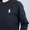 メゾンキツネ MAISON KITSUNE レディース スウェットトレーナー レディフォックス レギュラー スウェットシャツ PW00320KM0340 P199 BLACK