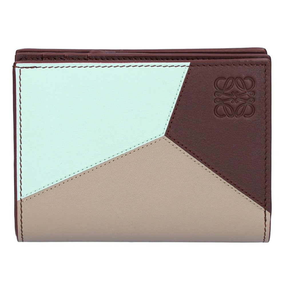 ロエベ LOEWE 折財布 二つ折り財布 パズル コンパクトウォレット C510NCWX01 8314 FROZEN/DARK BURGU