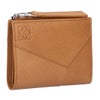 ロエベ LOEWE 折財布 二つ折り財布 コンパクト財布 パズルエッジ C510W73X15 6518 LIGHT CANY BROWN