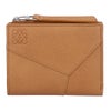 ロエベ LOEWE 折財布 二つ折り財布 コンパクト財布 パズルエッジ C510W73X15 6518 LIGHT CANY BROWN