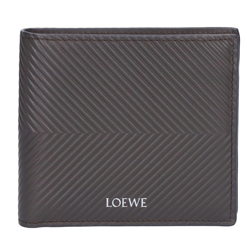 ロエベ LOEWE メンズ 折財布 二つ折財布 小銭入れ付き バイフォールド コインウォレット C779501X01 1220 DARK GREY