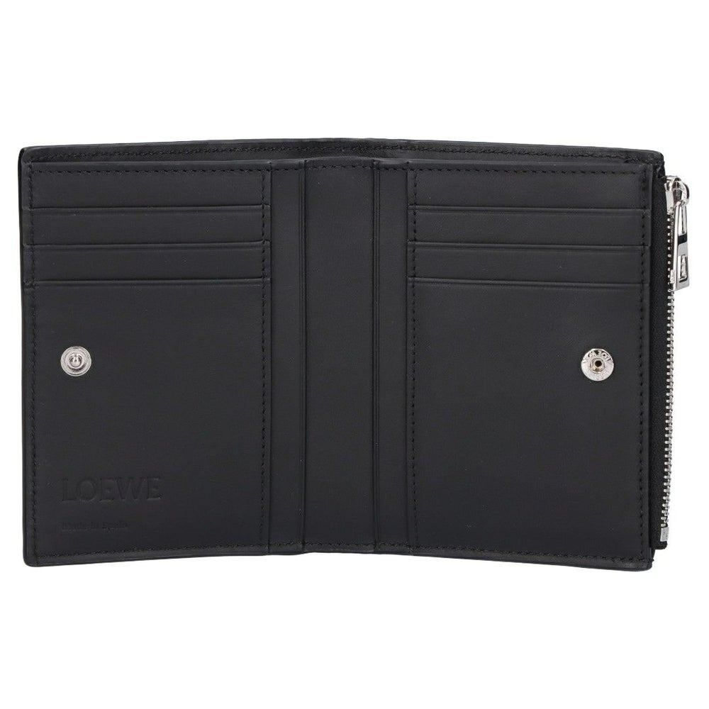 ロエベ LOEWE 折財布 二つ折り財布 スリムコンパクト ウォレット C779W73X01 1100 BLACK