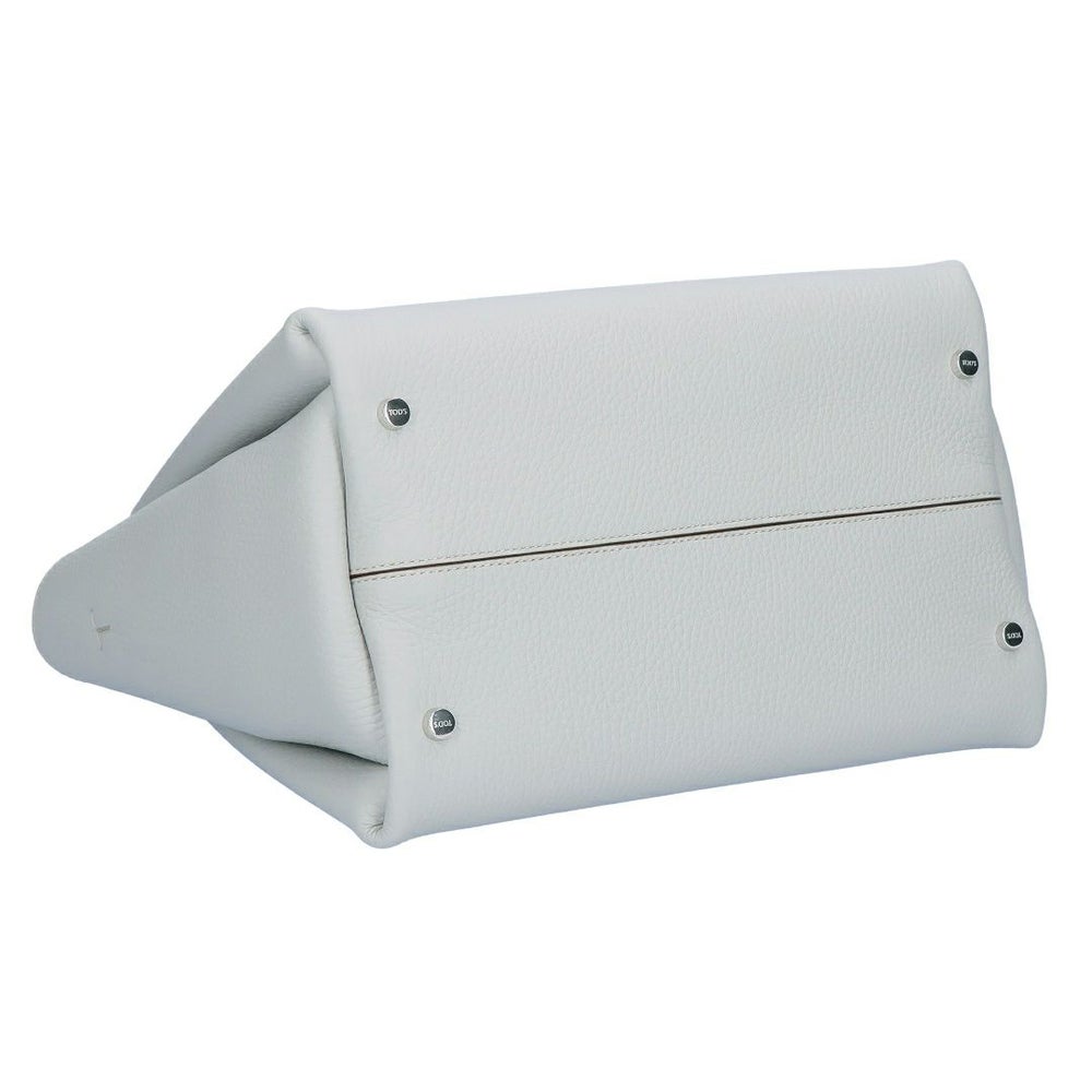 トッズ TODS 2WAYバッグ Tタイムレス XBWAPAFL100 QRI 4L15 GREY SKY BLUE レザー バッグ ミニ