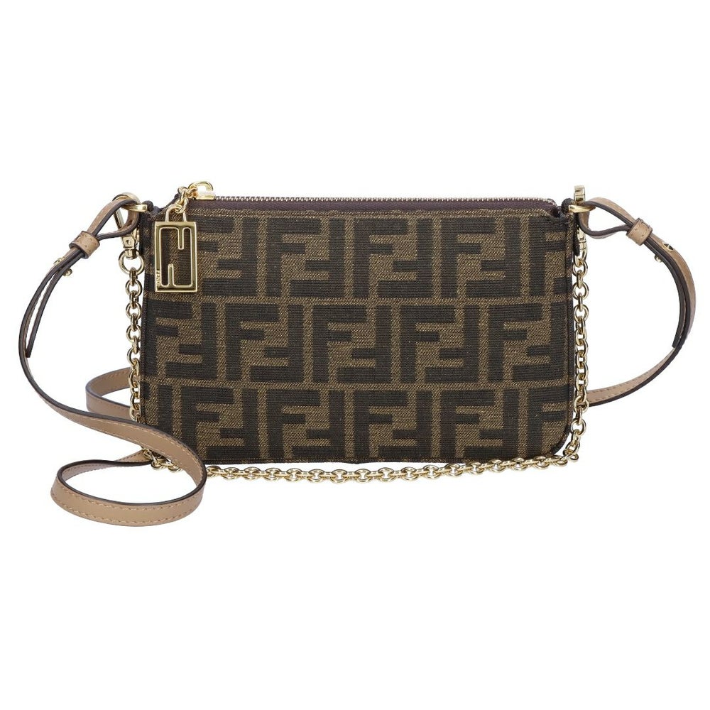 フェンディ FENDI ショルダーバッグ バゲット スリム クラッチ 8BS073 AD23-F1GE3 TAB.MR+SAND+OS