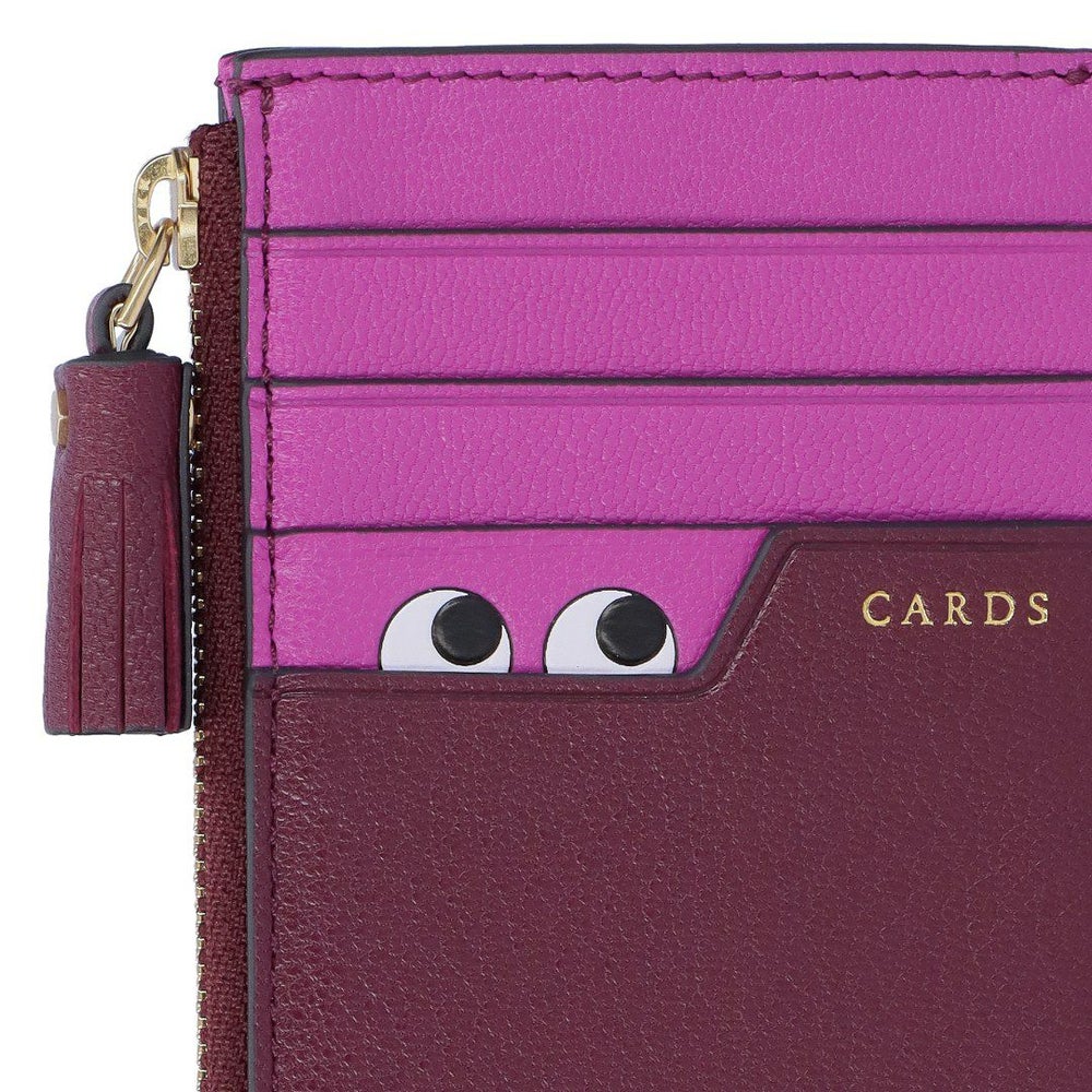 アニヤハインドマーチ ANYA HINDMARCH ジップ カードケース PEEPING EYES ORCHID 201292/5050925201292