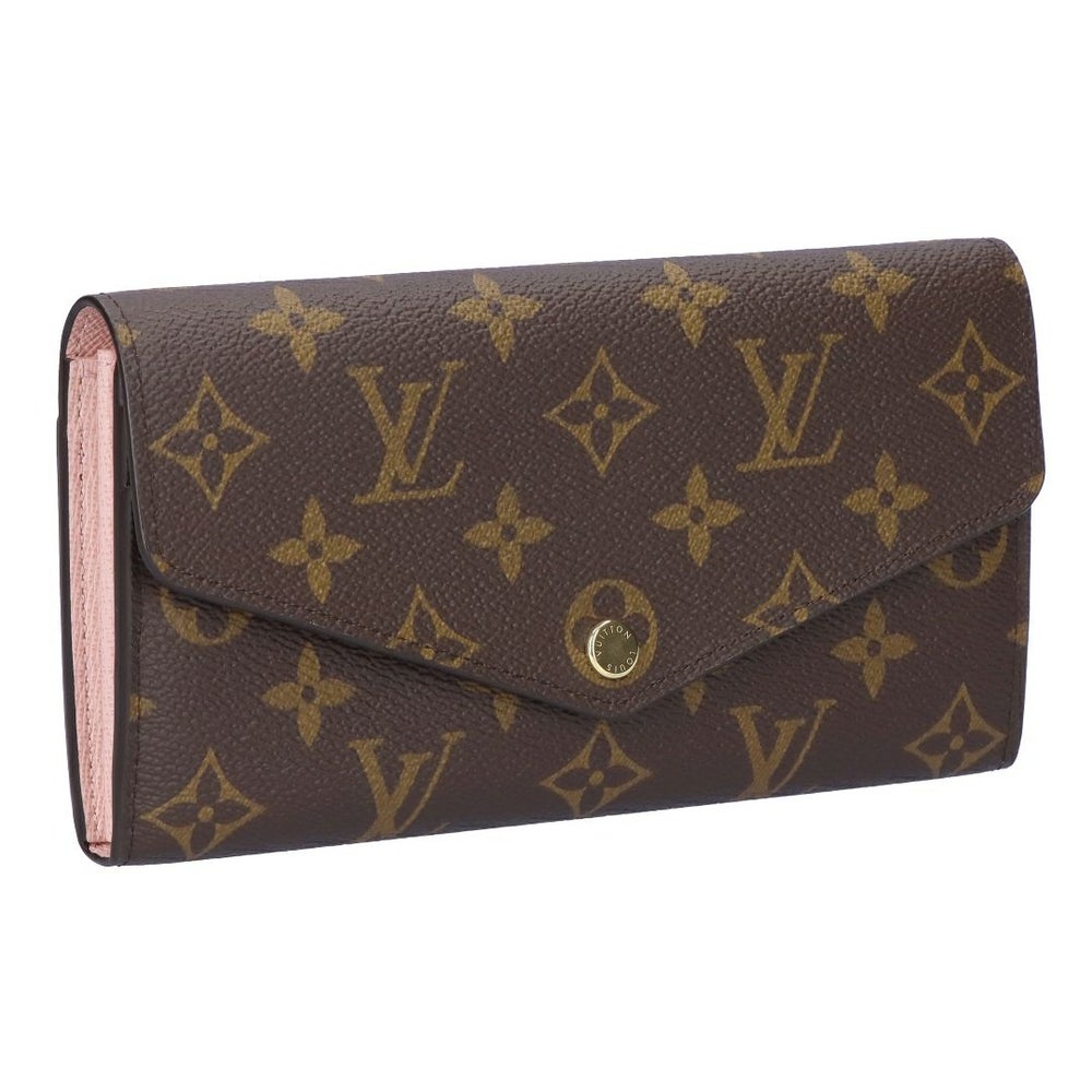 ルイヴィトン LOUIS VUITTON 長財布 フラップ財布 モノグラム M62235 ポルトフォイユ･サラ ローズバレリーヌ