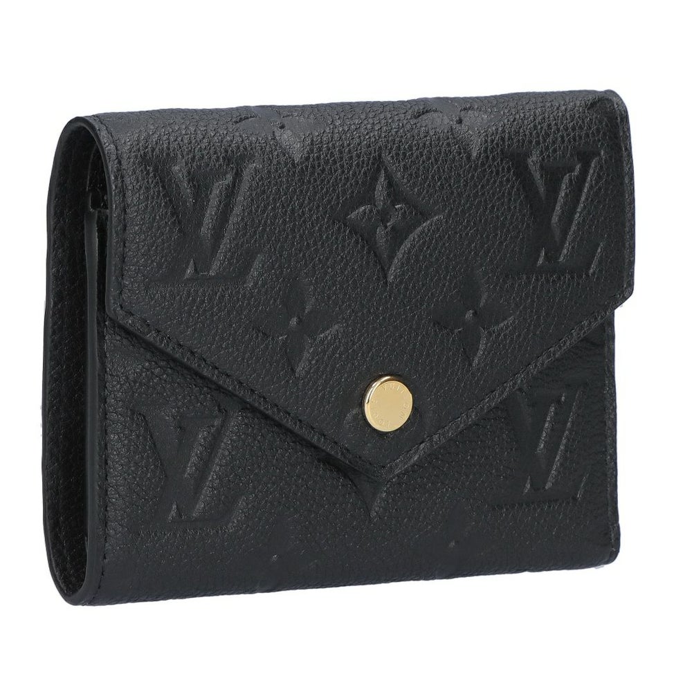 ルイヴィトン LOUIS VUITTON 折財布 三つ折り財布 アンプラント M64060 ポルトフォイユ･ヴィクトリーヌ ノワール