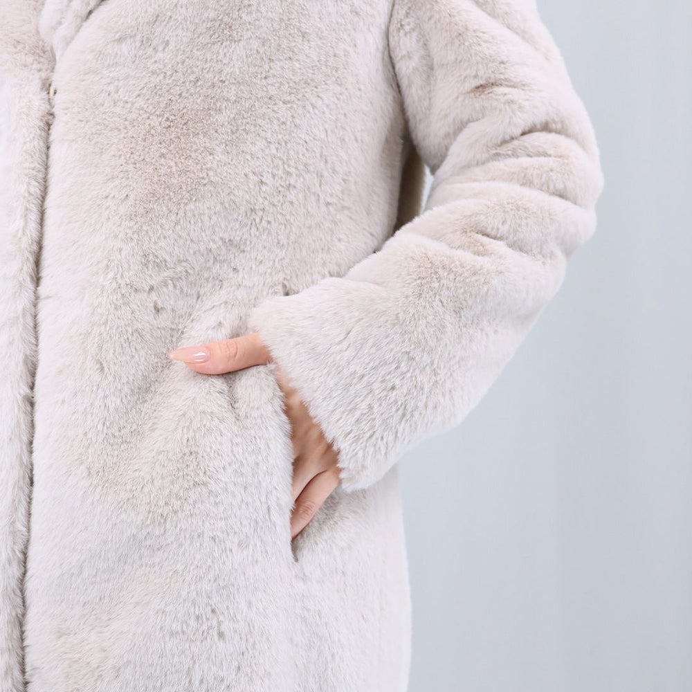 ヘルノ HERNO ロングコート エコファーコート CAPROTTO CA000586D 12422 1985 CHANTILLY