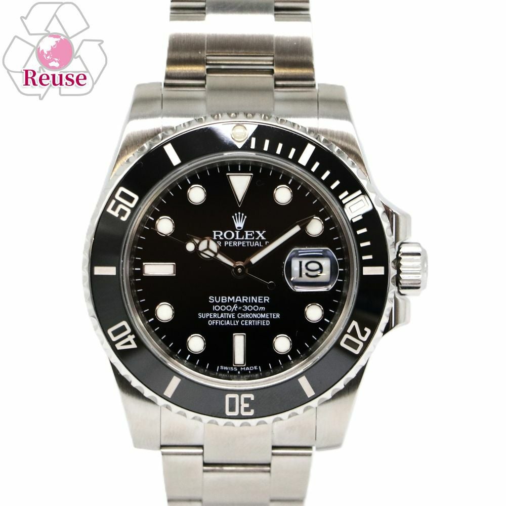 【リユース品】 ロレックス ROLEX 腕時計 メンズウォッチ サブマリーナーデイト 116610LN 文字盤：ブラック 【お取り寄せ】