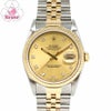 【リユース品】 ロレックス ROLEX 腕時計 メンズウォッチ デイトジャスト 16233G 文字盤：シャンパン 【お取り寄せ】