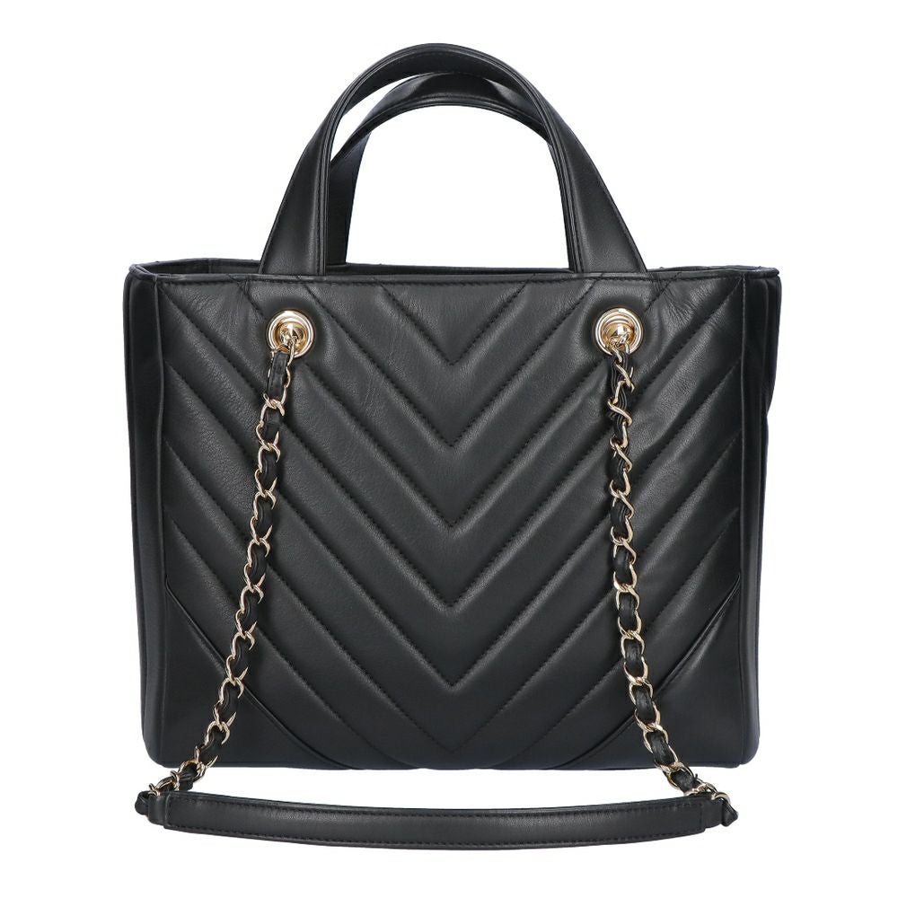 【リユース品】 シャネル CHANEL バッグ トートバッグ Vステッチチェーントートバッグ A91642 ブラック/ゴールド金具 【お取り寄せ】