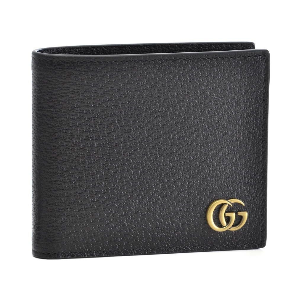 GUCCI グッチ 折り財布 インターロッキング GGロゴ ワンポイントロゴ