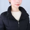タトラス TATRAS レディース ロングダウン ダウンジャケット ファー ブロックステッチ ジップアップ フーディ― GANO ガノ LJXA0016013588 BLACK
