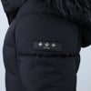 タトラス TATRAS レディース ロングダウン ダウンジャケット ファー ブロックステッチ ジップアップ フーディ― GANO ガノ LJXA0016013588 BLACK